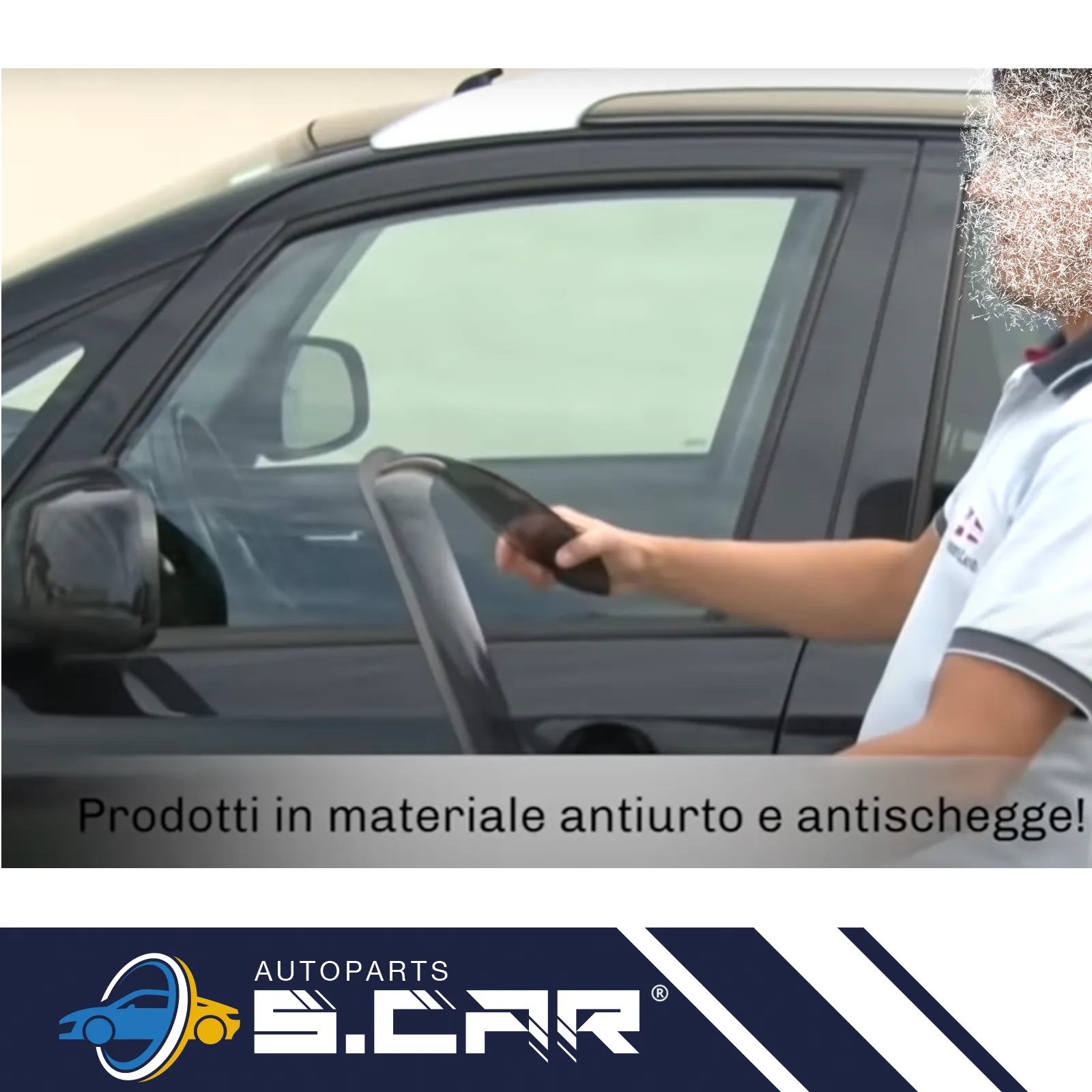 FARAD 2 Deflettori Aria Per Dacia Duster 2018 Antiturbo Antivento Fume 14.196M - immagine 6