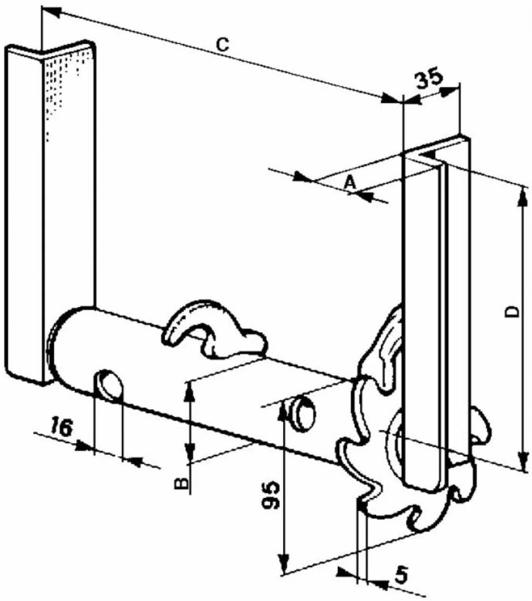 Verricello per rimorchio agricolo TIPO DX Ø 42mm tirafune rimorchio carrello - immagine 2